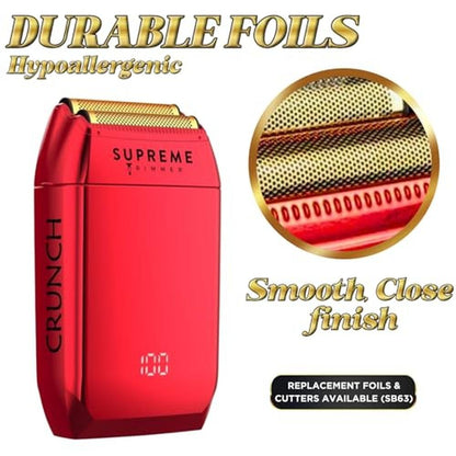 Electric Razor for Men: Supreme Trimmer Crunch STF602 – Close-up Detail