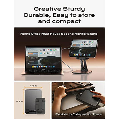 iPad Stand: LISEN Tablet Stand Holder Desk Foldable – Close-up Detail