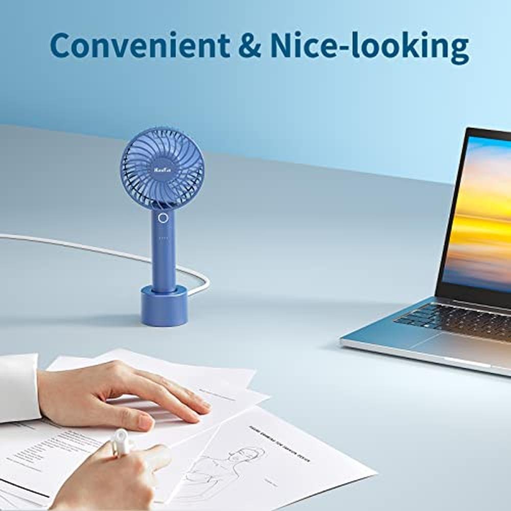 Fan Fans: Royal Blue Portable Handheld Fan – Packaging