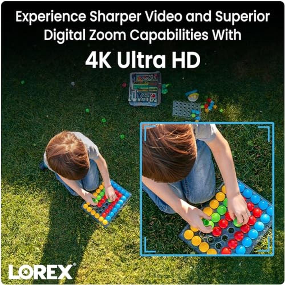 Camera Lorex: Lorex Fusion 4K Metal Bullet Camera – Side View