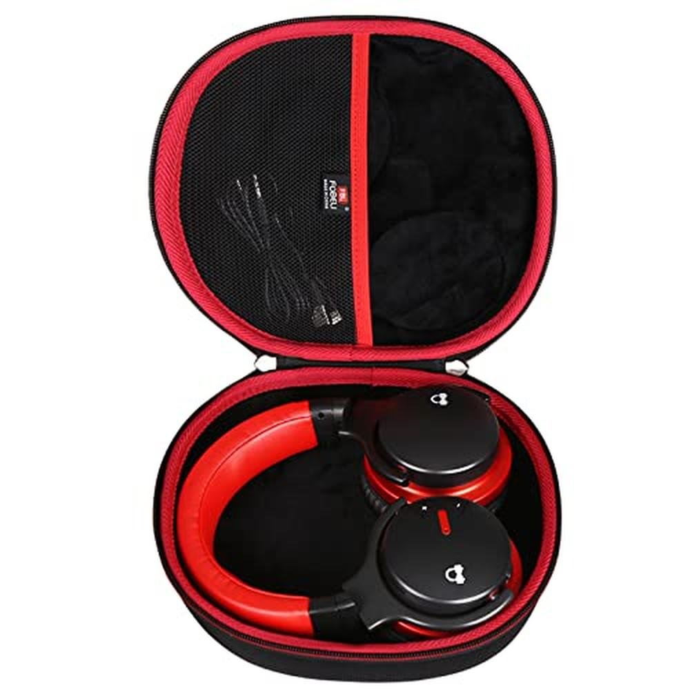 Case FBLFOBELI: Hard Headphone Storage Case for Silensys E7 – Front View