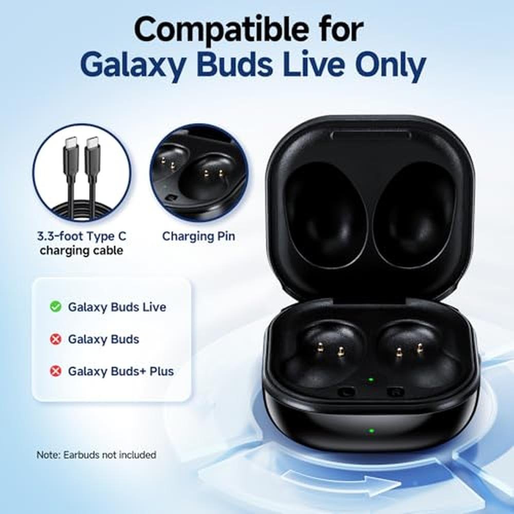 Charging Case: Earbuds Charging Case for Buds Live R180 – Side View