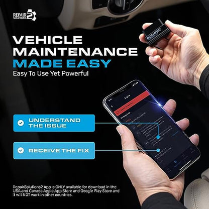 BLCKTEC 410 Bluetooth OBD2 Scanner for iPhone & Android – Side View