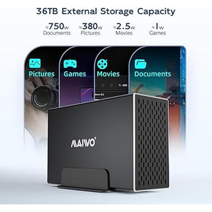 MAIWO Dual Bay RAID Enclosure – Packaging