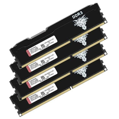 Yongxinsheng DDR3: 32GB Kit 8GBx4 Desktop RAM 1866MHz – Front View