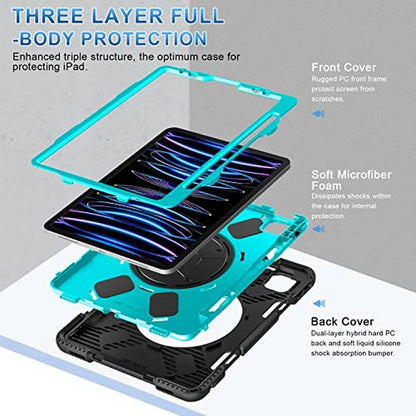 iPad SUPFIVES Case: SUPFIVES iPad Pro 11 Inch 2022 – Side View