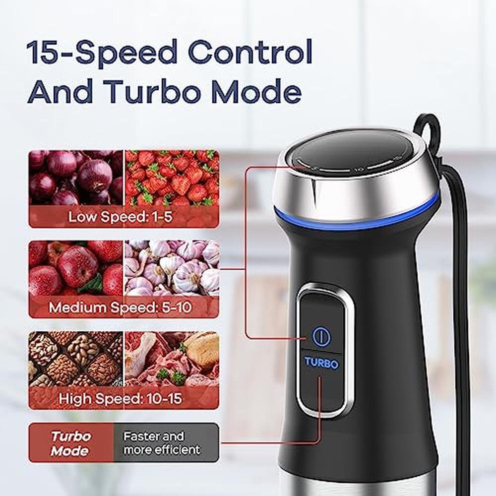 Blender Ganiza: Ganiza Immersion Blender 5-in-1 Hand – In Use