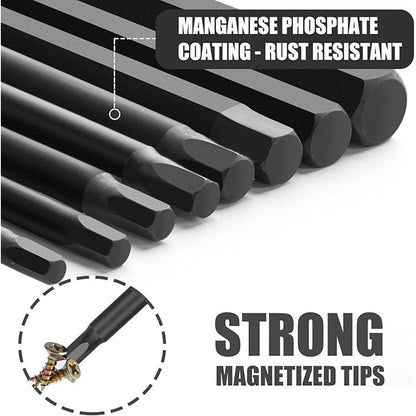 Hex Bit Set: NAUIX 20-Piece S2 Steel Hex Bit Socket Set – Close-up Detail