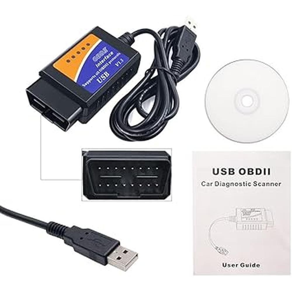 Adapter Scanner: OBD2 USB Mini Scanner Auto Diagnostic Scan – In Use