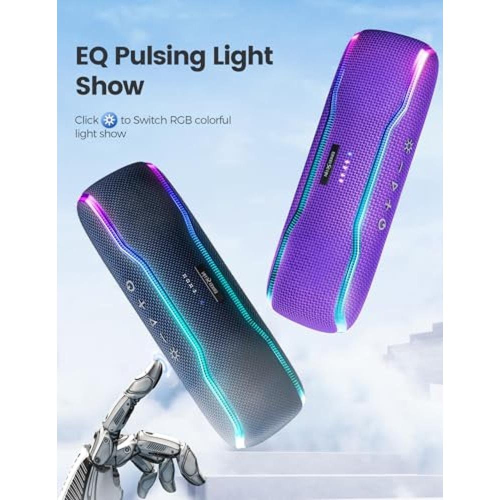 ERKEISEHN Bluetooth Speaker: Waterproof Wireless Speaker – Close-up Detail
