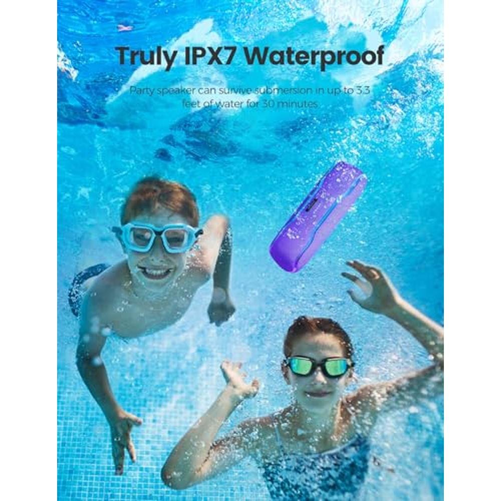 ERKEISEHN Bluetooth Speaker: Waterproof Wireless Speaker – In Use