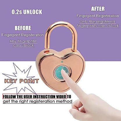 Secure Your Belongings with Premium Tcyoatoa Heart Shaped – In Use