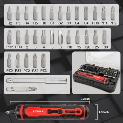 Electric Screwdriver: KITLUCK 4V Power Cordless – Packaging