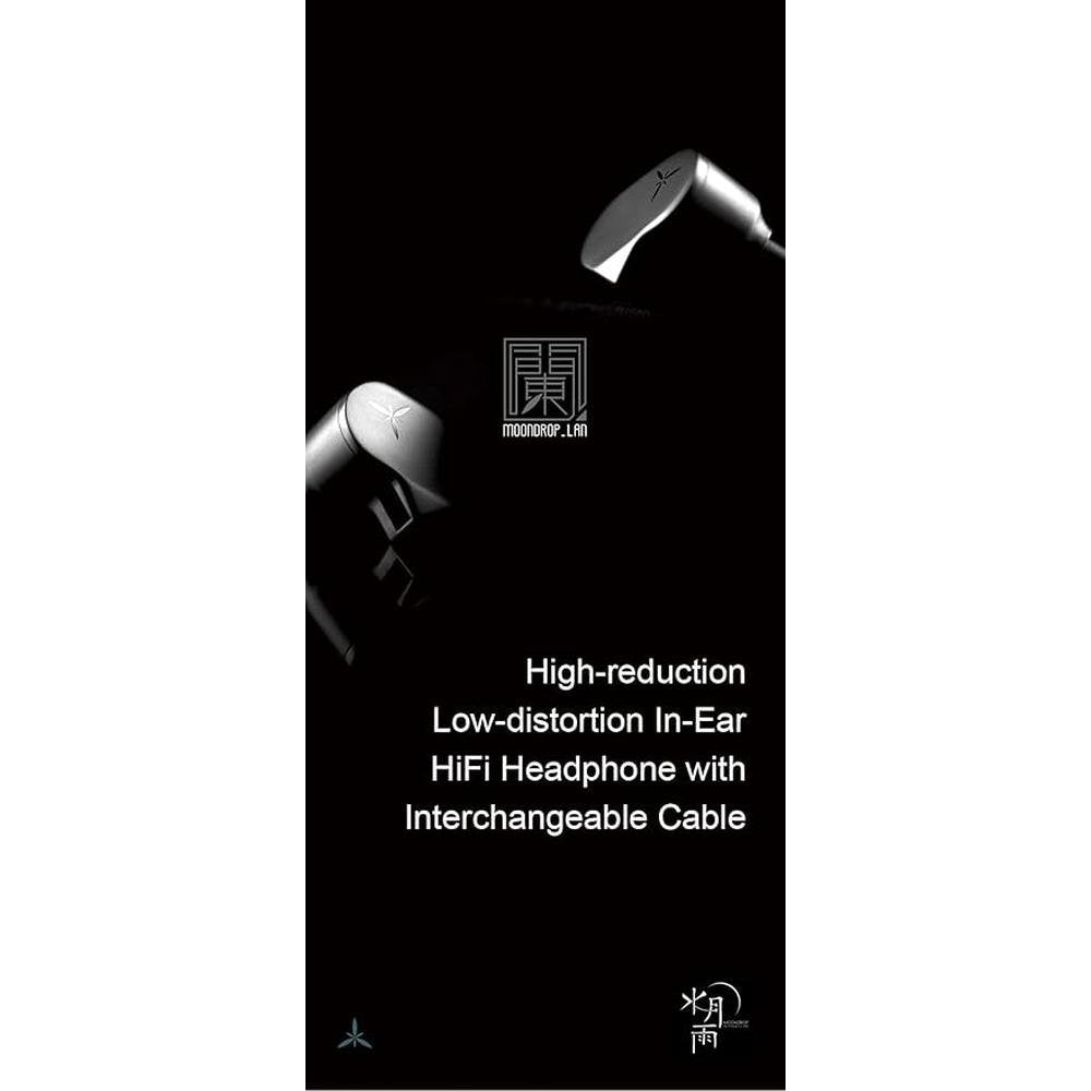 Moondrop LAN HiFi Earphone Wired Earbuds IEM with 0.78mm – Close-up Detail