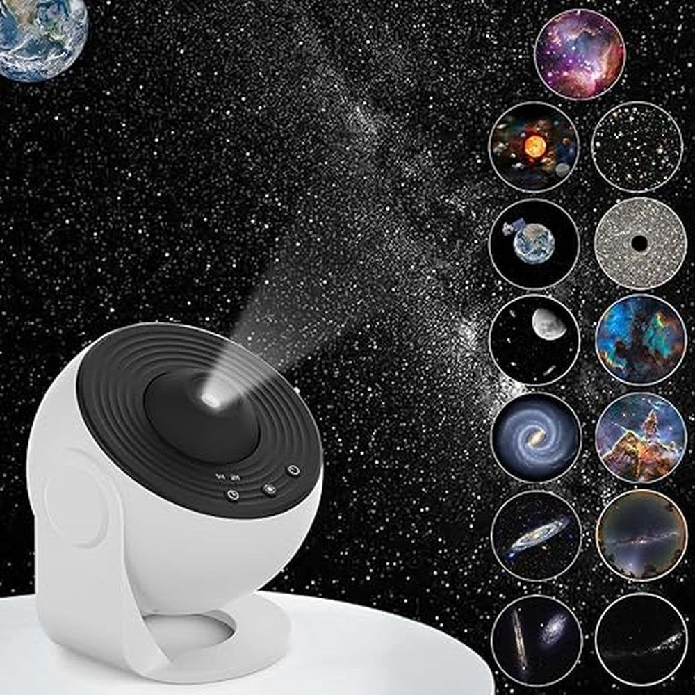 Galaxy Projector: VanSmaGo 13-in-1 Planetarium Star – Front View