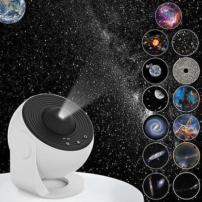 Galaxy Projector: VanSmaGo 13-in-1 Planetarium Star – Front View