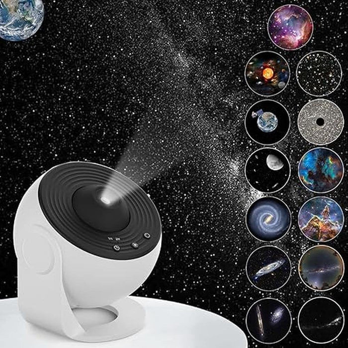 Galaxy Projector: VanSmaGo 13-in-1 Planetarium Star – Front View