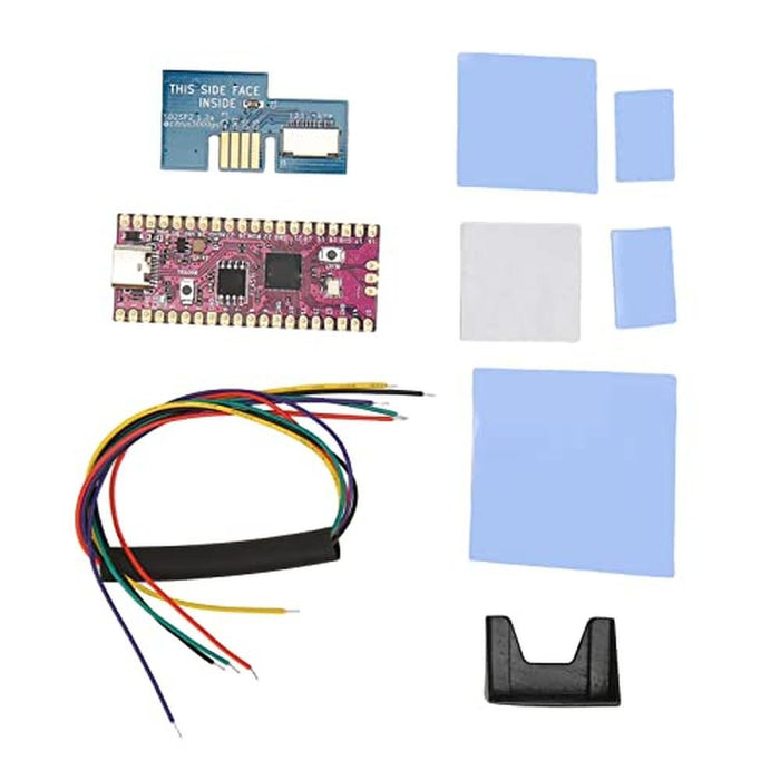 Cores Microcontroller: Dual Cores Cortex M0 RP2040 Board – Front View