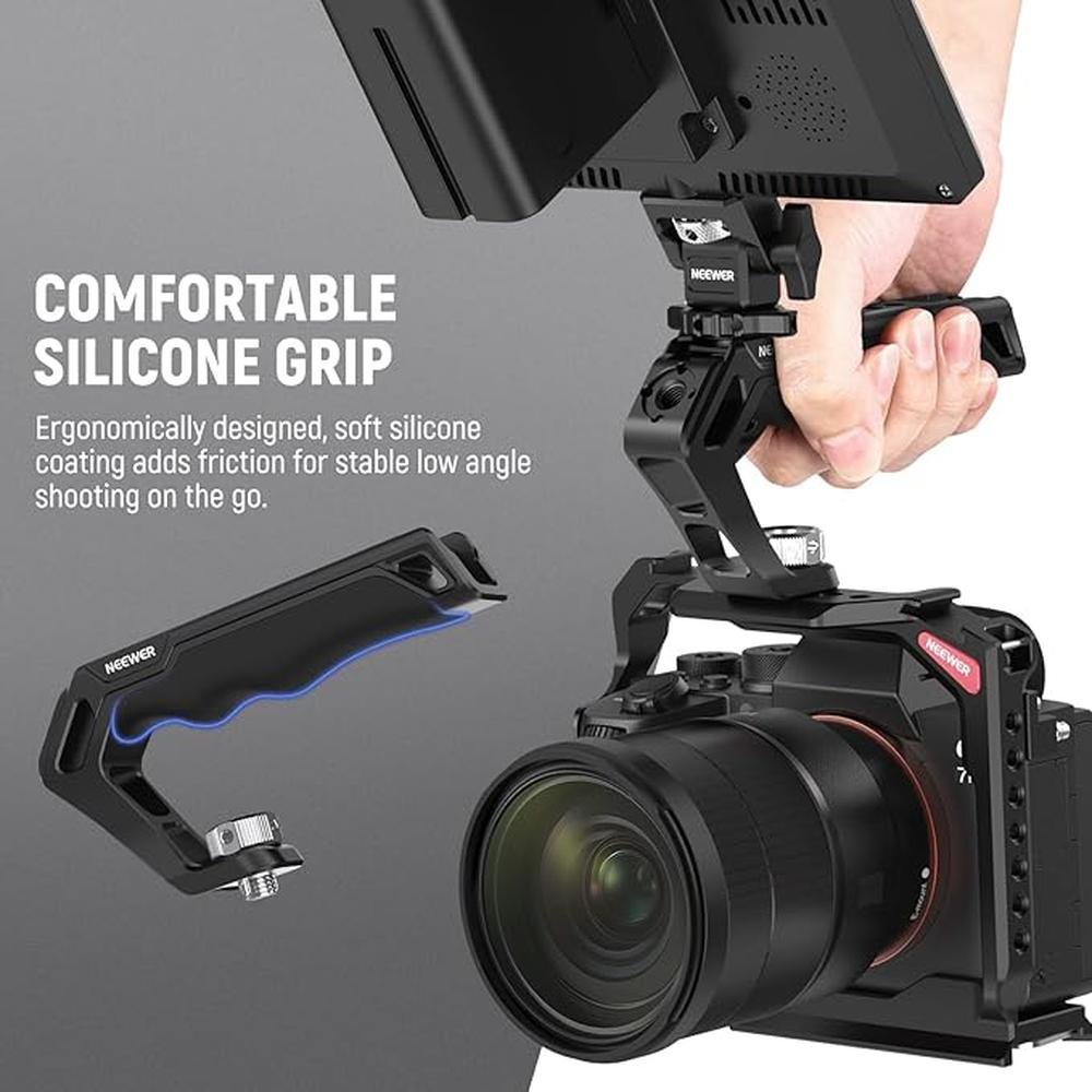 Camera Neewer: Neewer Top Handle with 3/8 Arri Locating Pins – Packaging