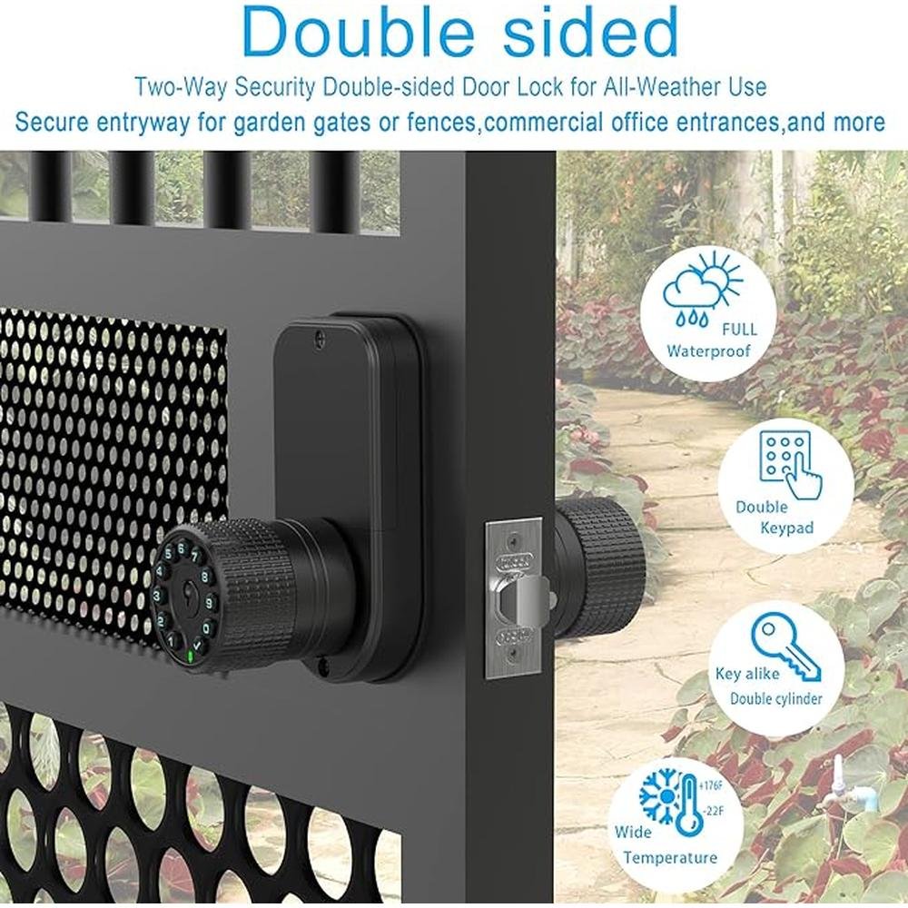Double Sided Keypad Door Knob – Side View