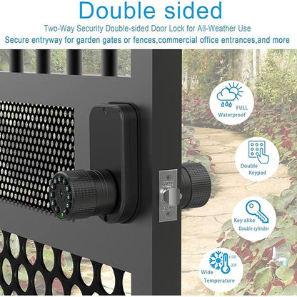 Double Sided Keypad Door Knob – Side View