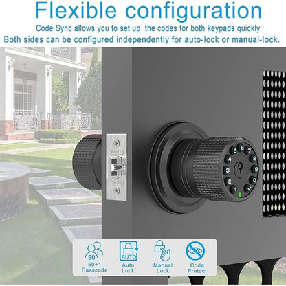 Double Sided Keypad Door Knob – Close-up Detail
