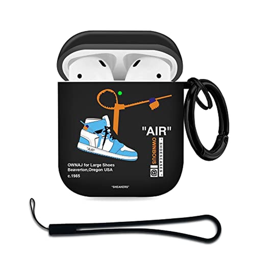 AirPod Case: Gedicht 1st 2nd Gen Protective TPU Soft Case – Front View