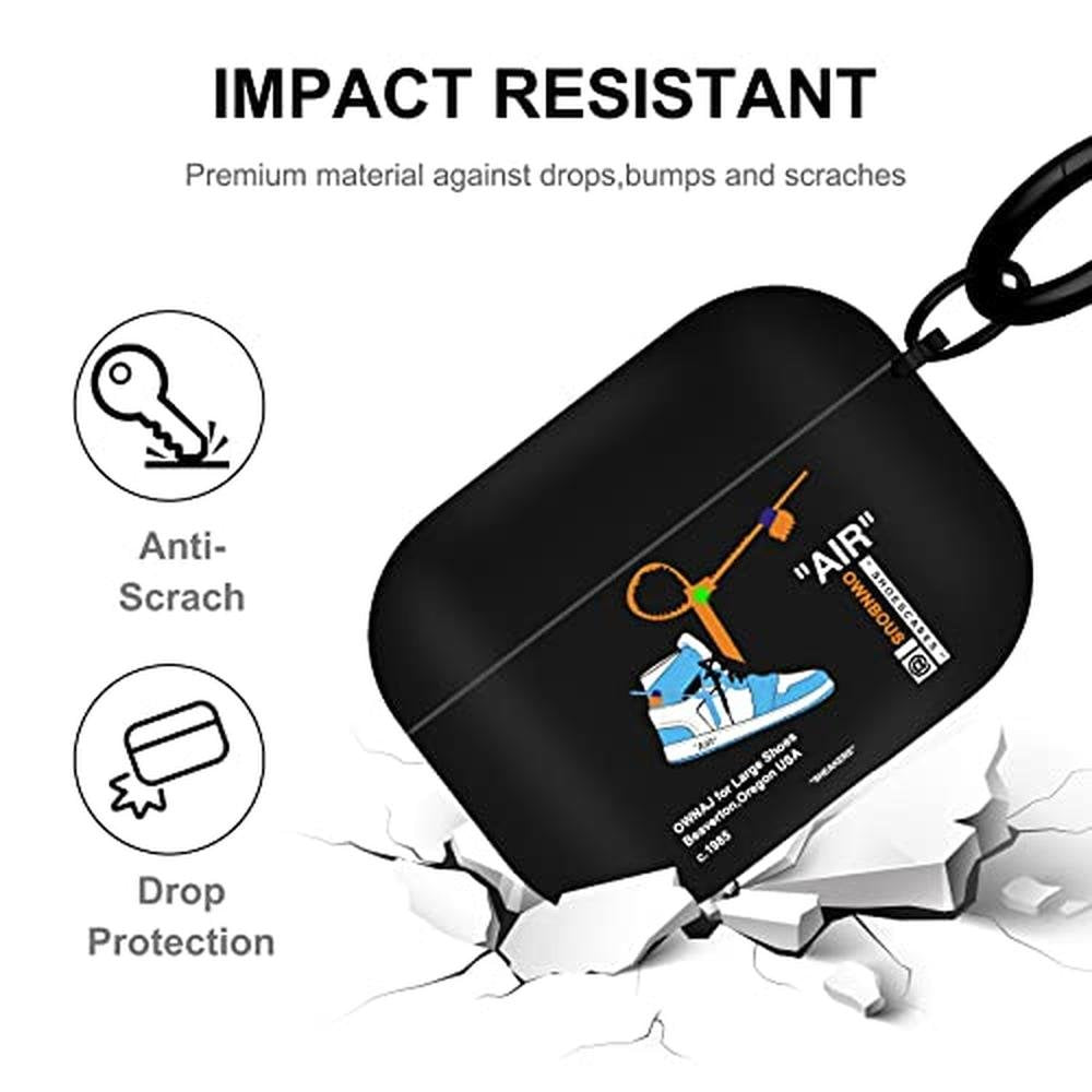 Gedicht AirPods Pro 2 Case: Premium Protective TPU Soft Case – Side View