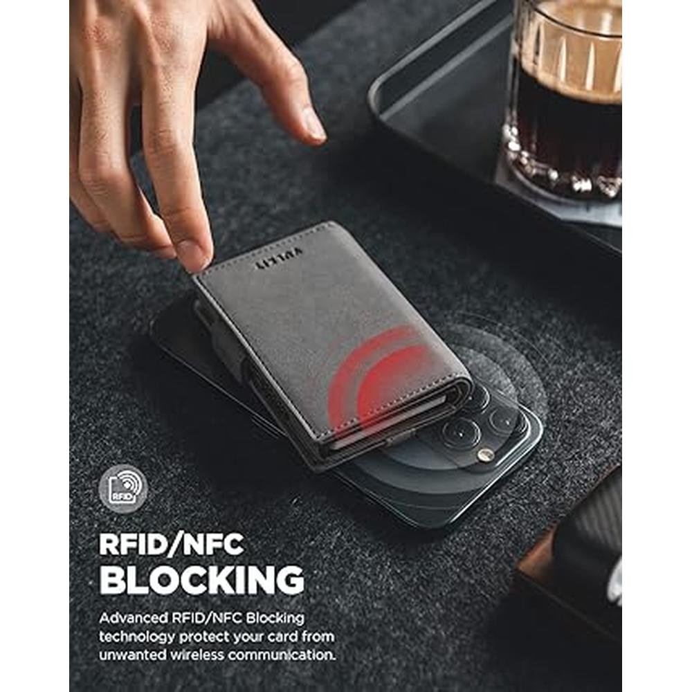 Holder Wallet: VULKIT Card Holder Wallet with Airtag Holder – In Use