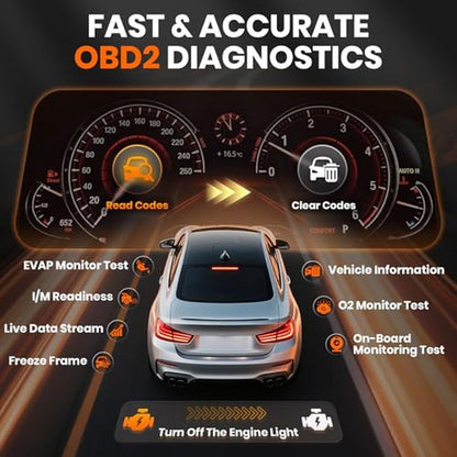 OBD2 Scanner and Battery Tester – Close-up Detail