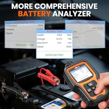 OBD2 Scanner and Battery Tester – In Use
