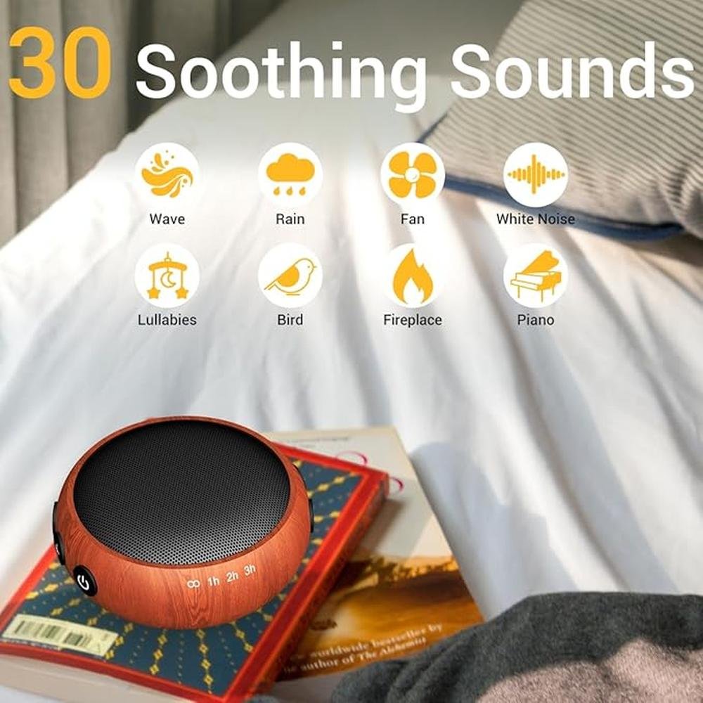 Machine Noise: Brown Noise Machine 30 Soothing Natural – Side View