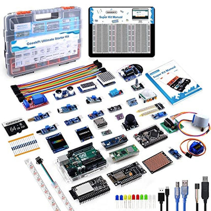 Raspberry GeeekPi: GeeekPi Ultimate Starter Kit with – Front View