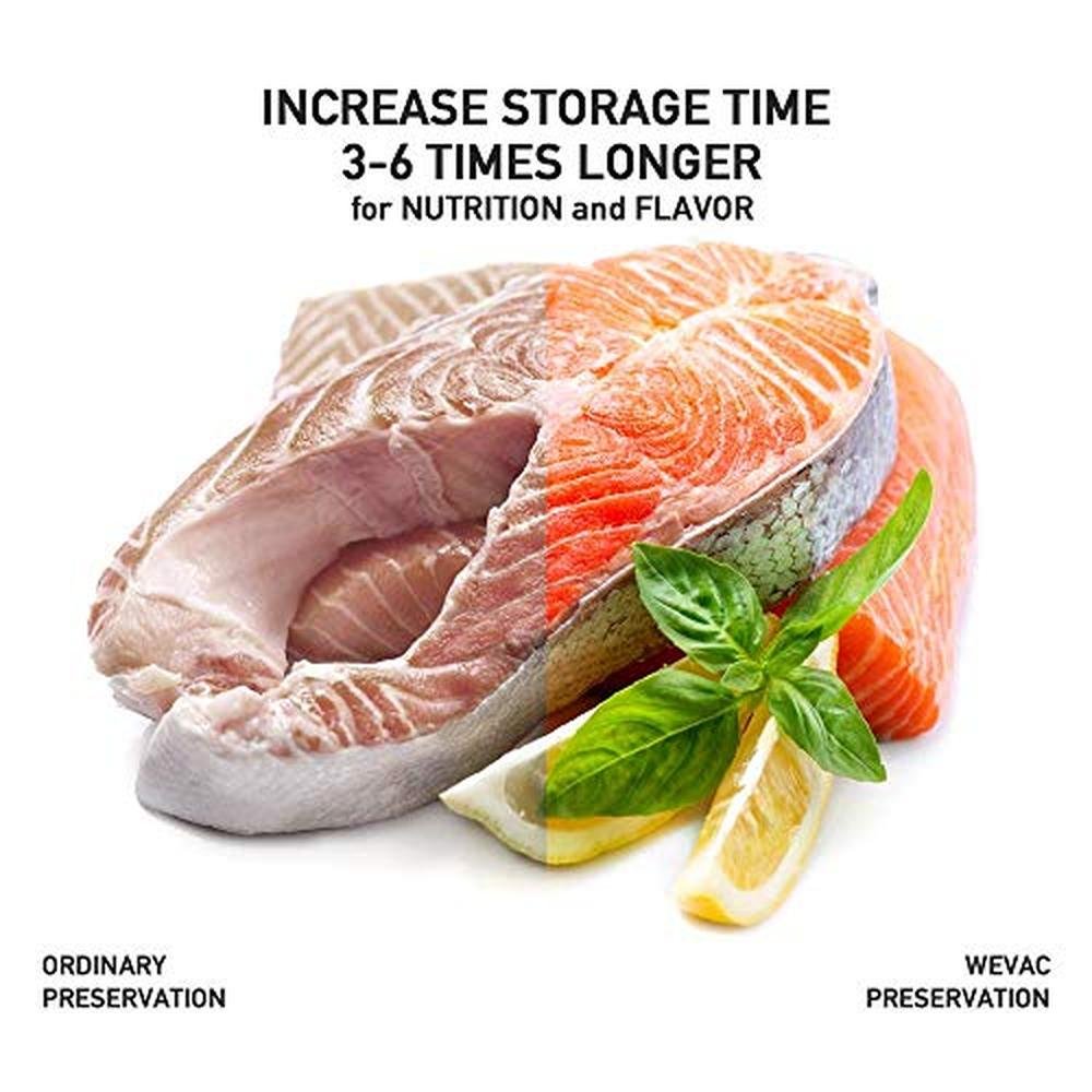 Food Vacuum Sealer Bags: Wevac 6''x10'' & 8''x12'' 300 – Close-up Detail