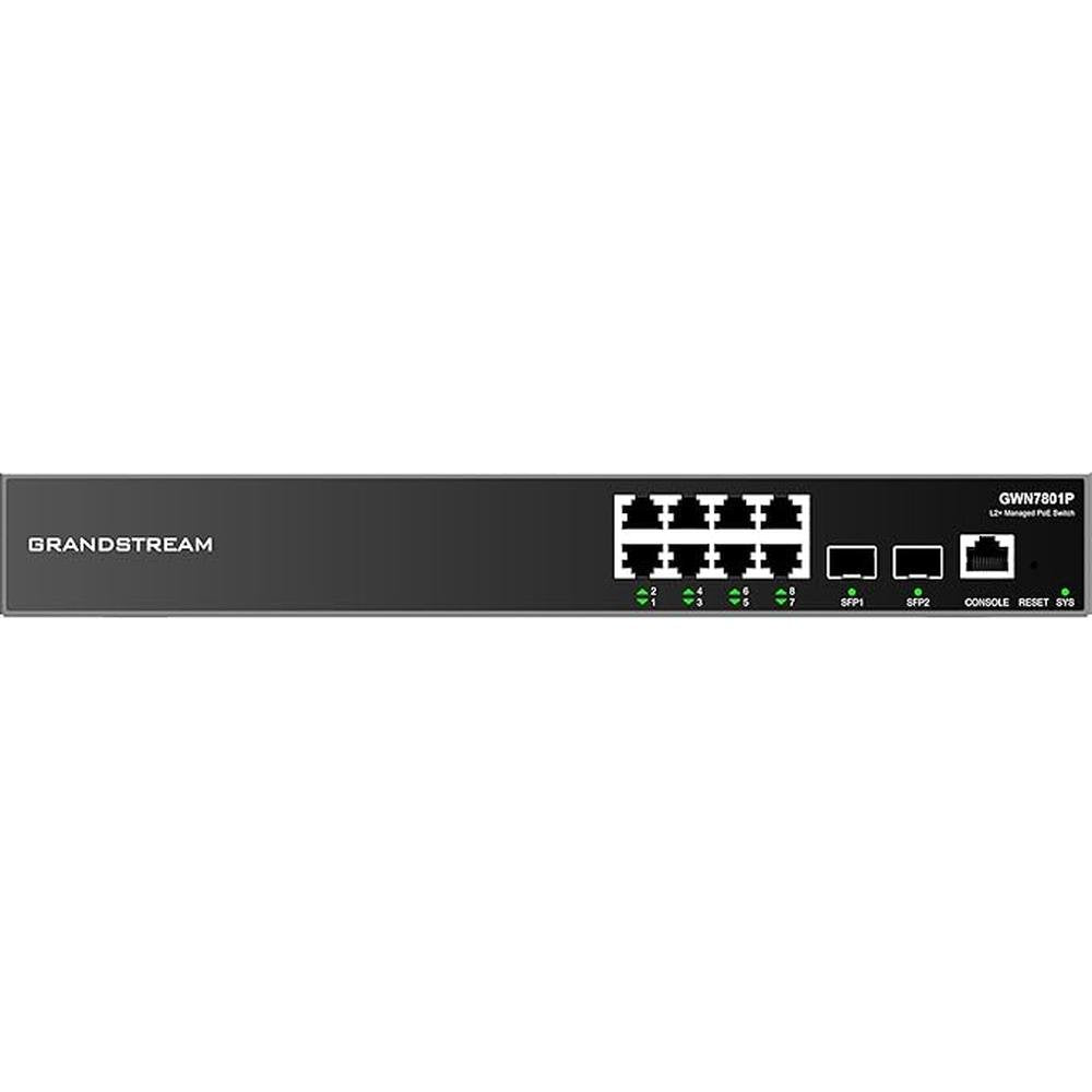 Grandstream GWN7801P: 8-Port Gigabit Ethernet Layer 2+ – Side View