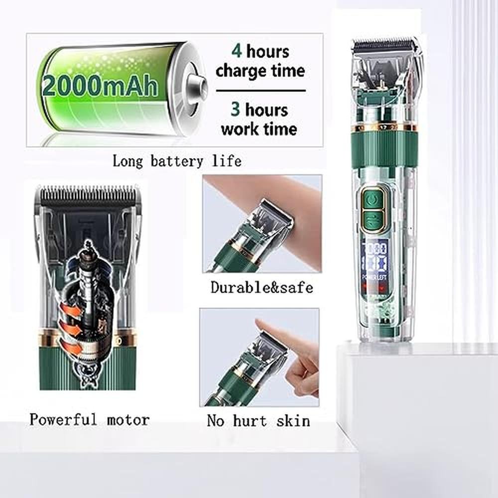 Clippers Dog: JAVENYIMAN Dog Hair Clippers Kit With LED – Side View