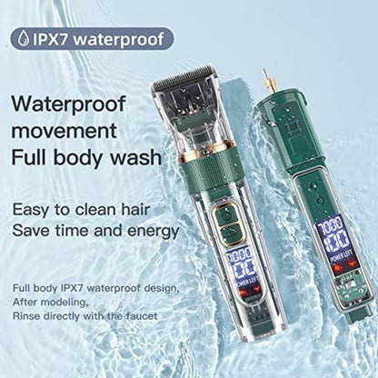 Clippers Dog: JAVENYIMAN Dog Hair Clippers Kit With LED – In Use