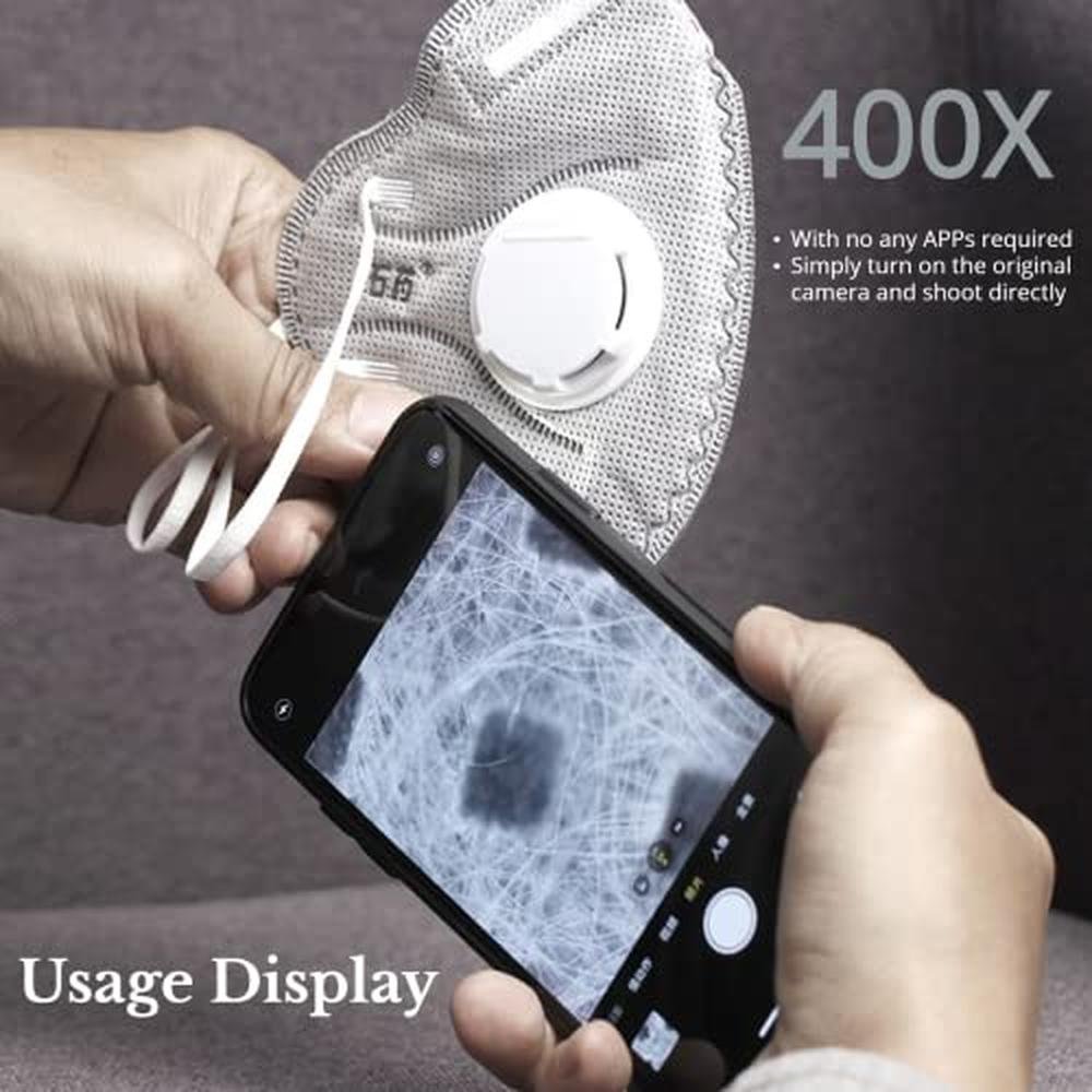 Microscope Portable: Digital Microscope Camera Attachment – Side View