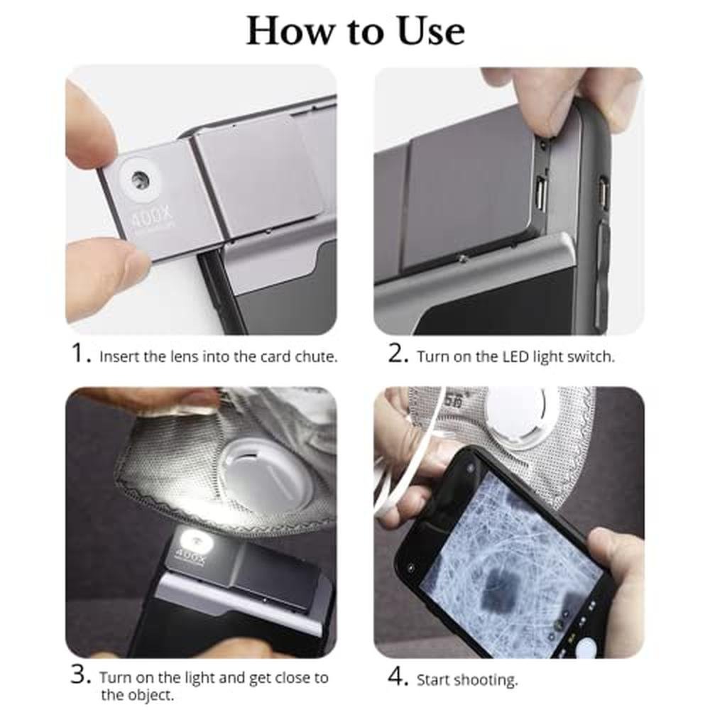 Microscope Portable: Digital Microscope Camera Attachment – Packaging