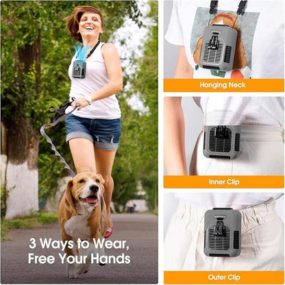 Fans: 30 Hours Portable Waist Fan Clip On – Side View