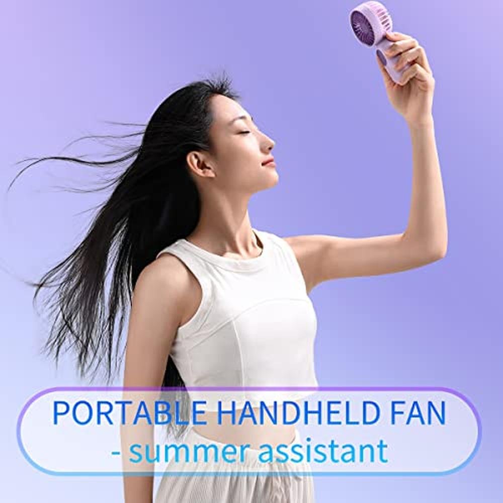 Portable Fan: Mini Handheld Battery Operated Fan 3 Pack – Packaging