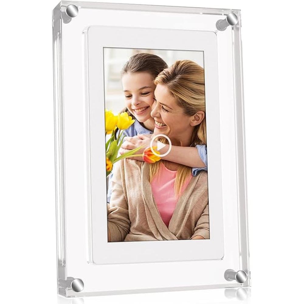 Acrylic Picture Frame: HAKRDRDO 5-Inch Digital Frame – Front View