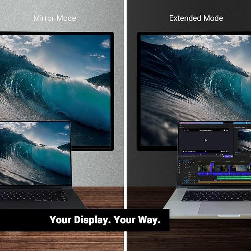 Caldigit DisplayPort 2.0 to HDMI 2.1 Active Adapter – In Use