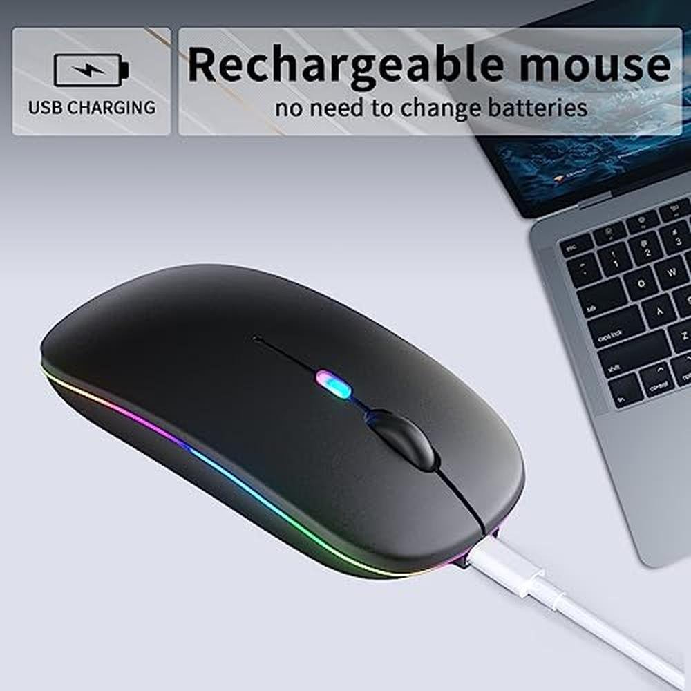 Premium Bluetooth Kanmabpc Wireless Mouse – Close-up Detail