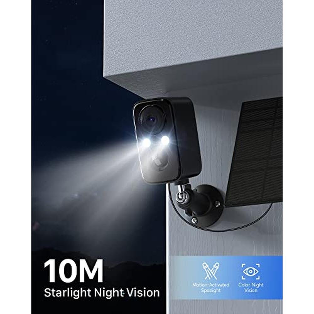 Security Cameras: IHOXTX Wireless Outdoor Flood Light Solar – Packaging