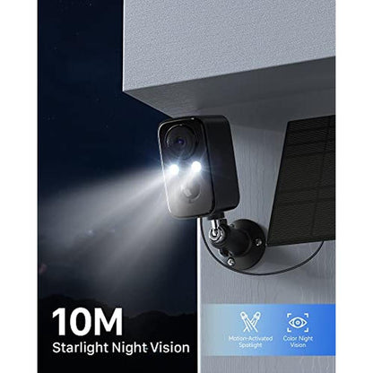 Security Cameras: IHOXTX Wireless Outdoor Flood Light Solar – Packaging