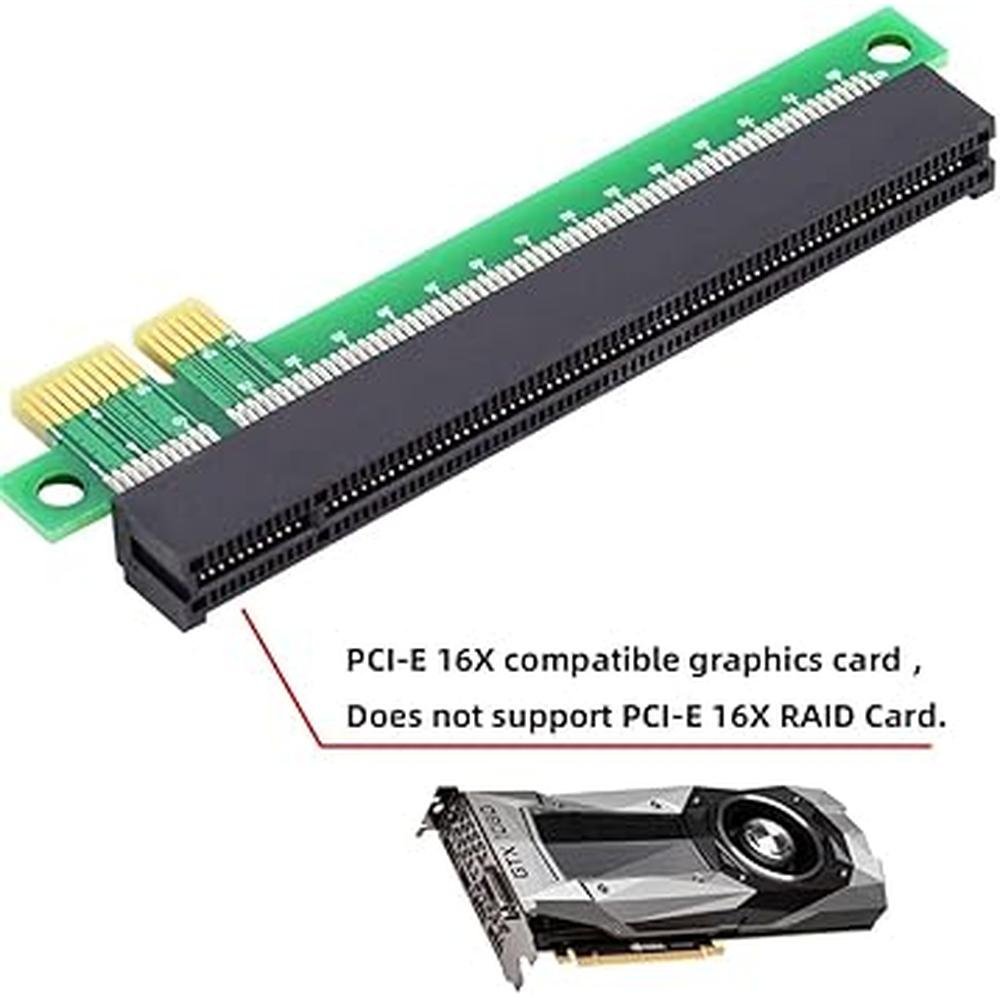 NFHK PCI Express 1x to 16x Extender Converter Riser Card – In Use