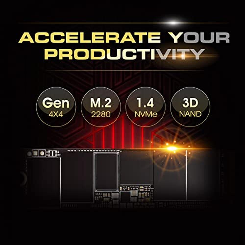 Silicon Power 4TB UD90 NVMe 4.0 Gen4 PCIe M.2 SSD – In Use