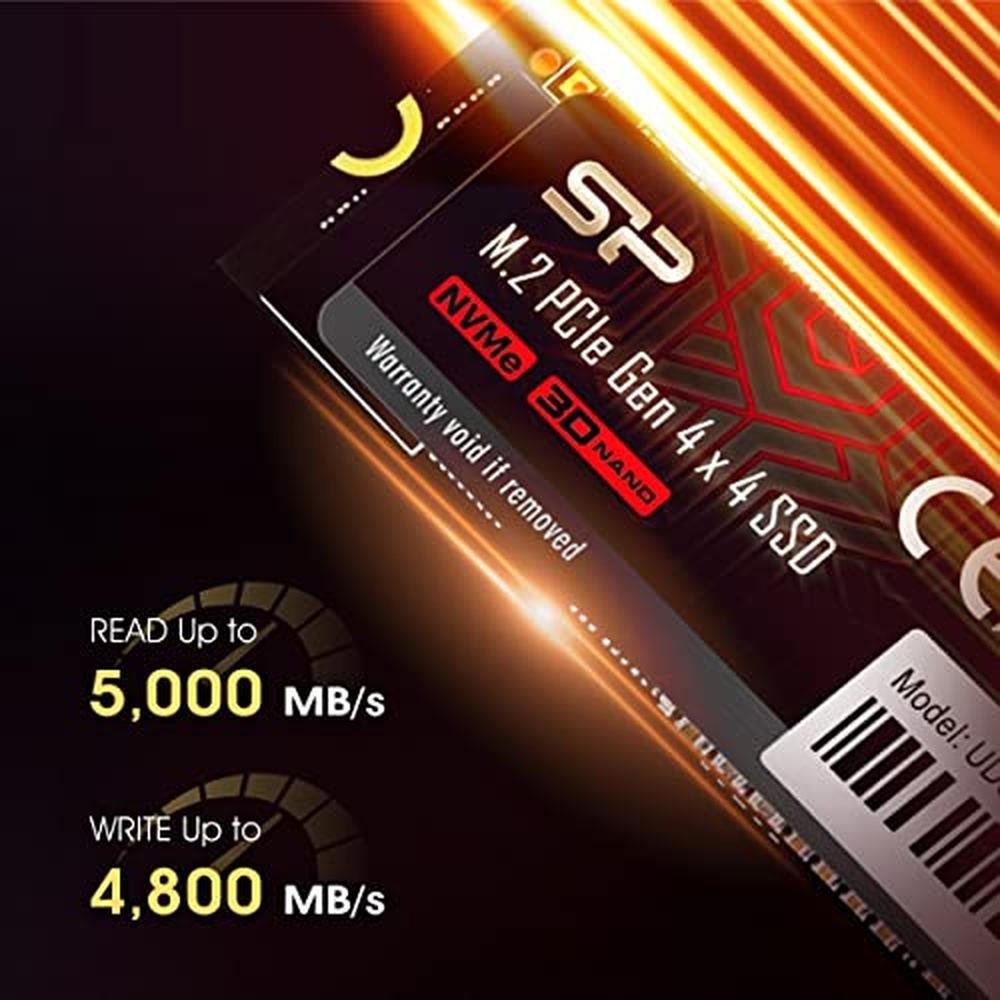 Silicon Power 4TB UD90 NVMe 4.0 Gen4 PCIe M.2 SSD – Packaging