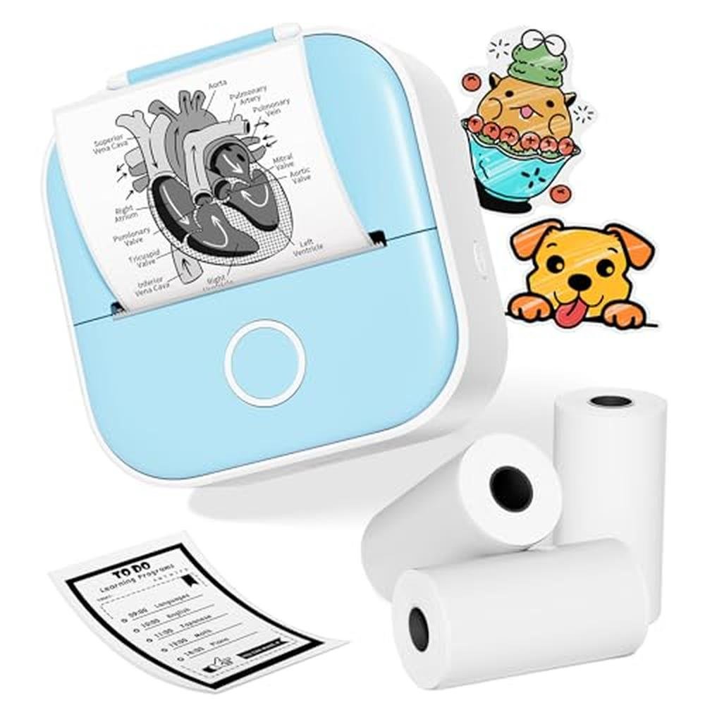 Printer Sticker: Ponek Mini Sticker Printer T02 – Front View